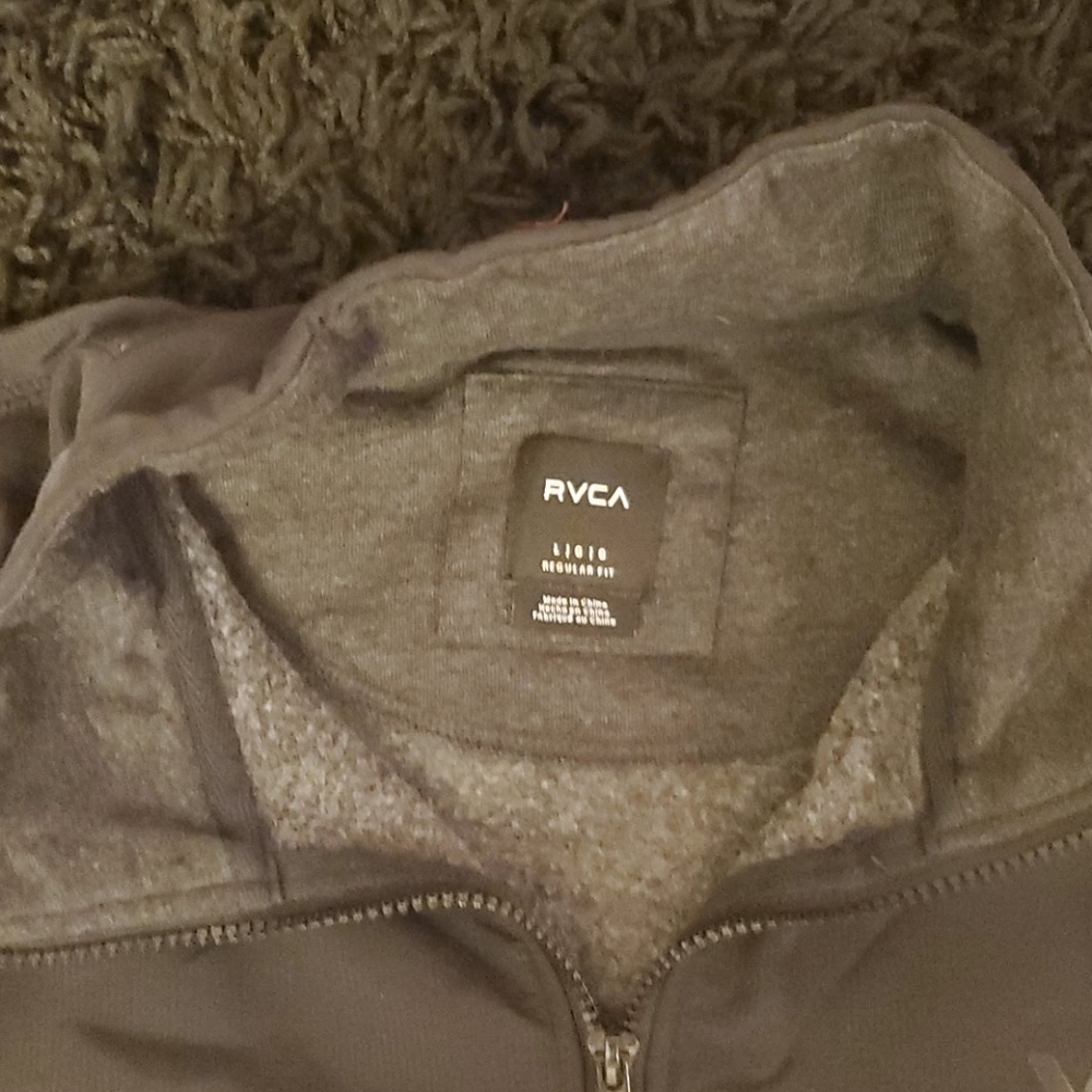 Mens Rvca half zipup - Picture 3 of 5
